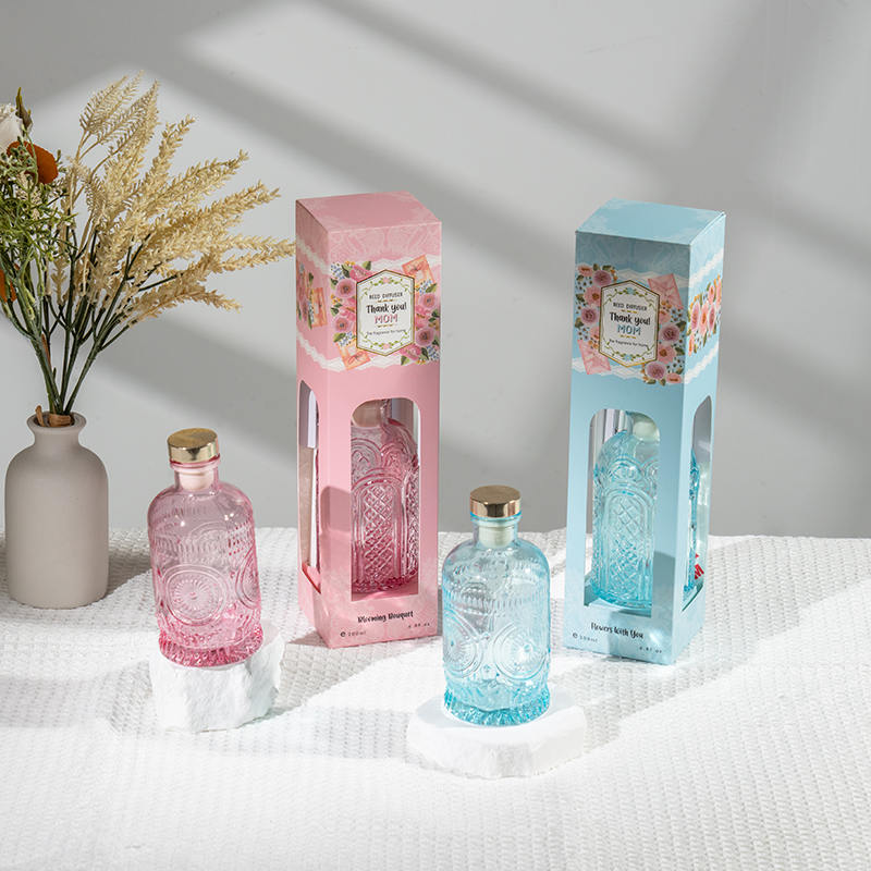 Mother'day stylish glass bottle reed diffuser -home fragrance manufacturer Mother'day stylish glass bottle reed diffuser -home fragrance manufacturer