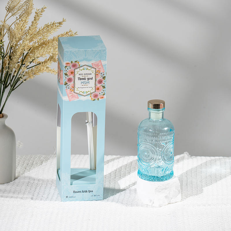 Mother'day stylish glass bottle reed diffuser -home fragrance manufacturer Mother'day stylish glass bottle reed diffuser -home fragrance manufacturer