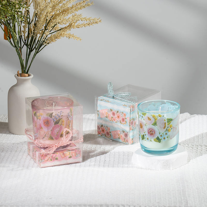 Mother'day round glass cup scented candles-Eco soy candle manufacturer Mother'day round glass cup scented candles-Eco soy candle manufacturer