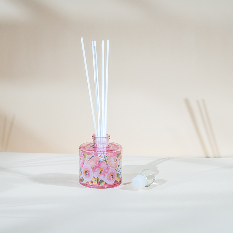Mother'day elegant round glass bottle reed diffuser Mother'day elegant round glass bottle reed diffuser