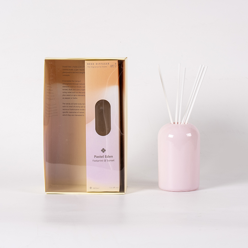 Transparent glass round high volatile bottle reed diffuser-big volume styling aromatherapy Transparent glass round high volatile bottle reed diffuser-big volume styling aromatherapy
