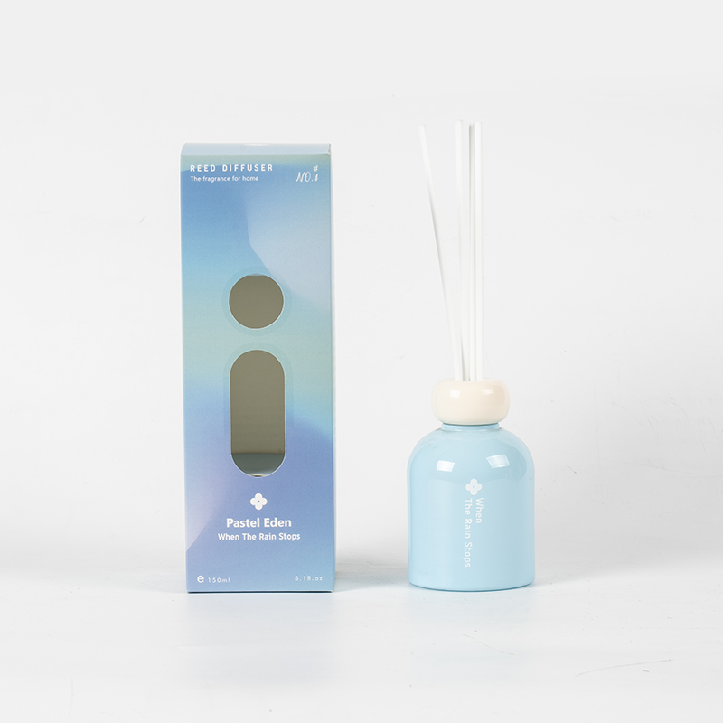 Pastel eden glass round bottle reed diffuser-scented diffuser for home-reed diffuser manufacturer Pastel eden glass round bottle reed diffuser-scented diffuser for home-reed diffuser manufacturer