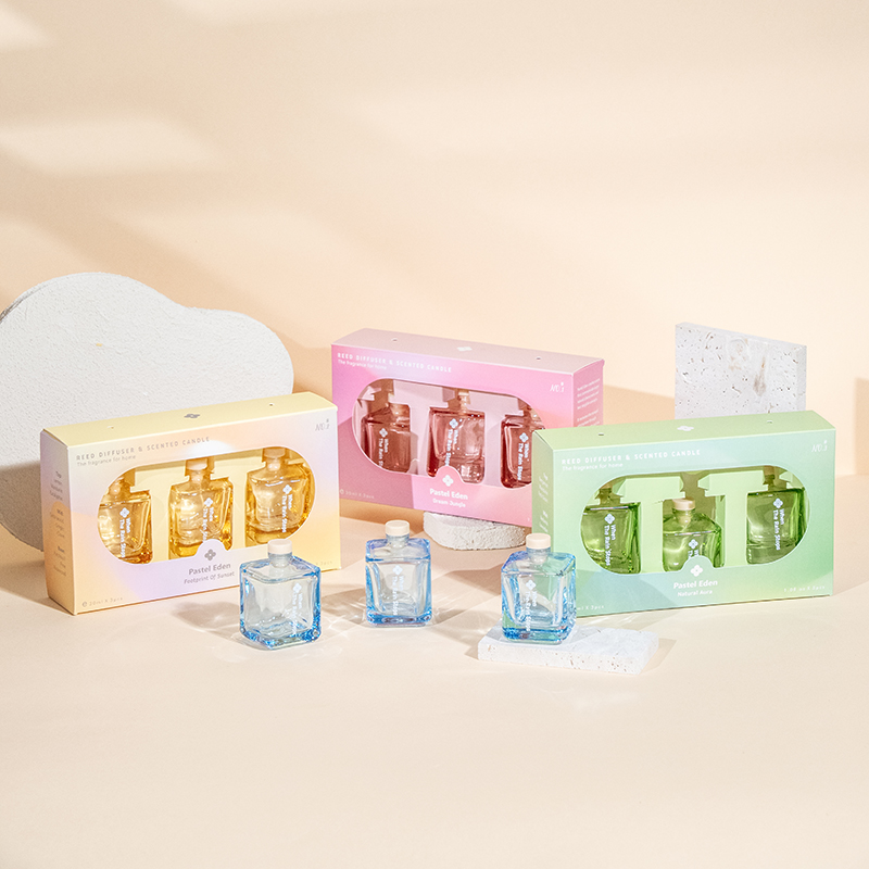 3PCS square bottle reed diffuser set-3PCS aroma set 3PCS square bottle reed diffuser set-3PCS aroma set