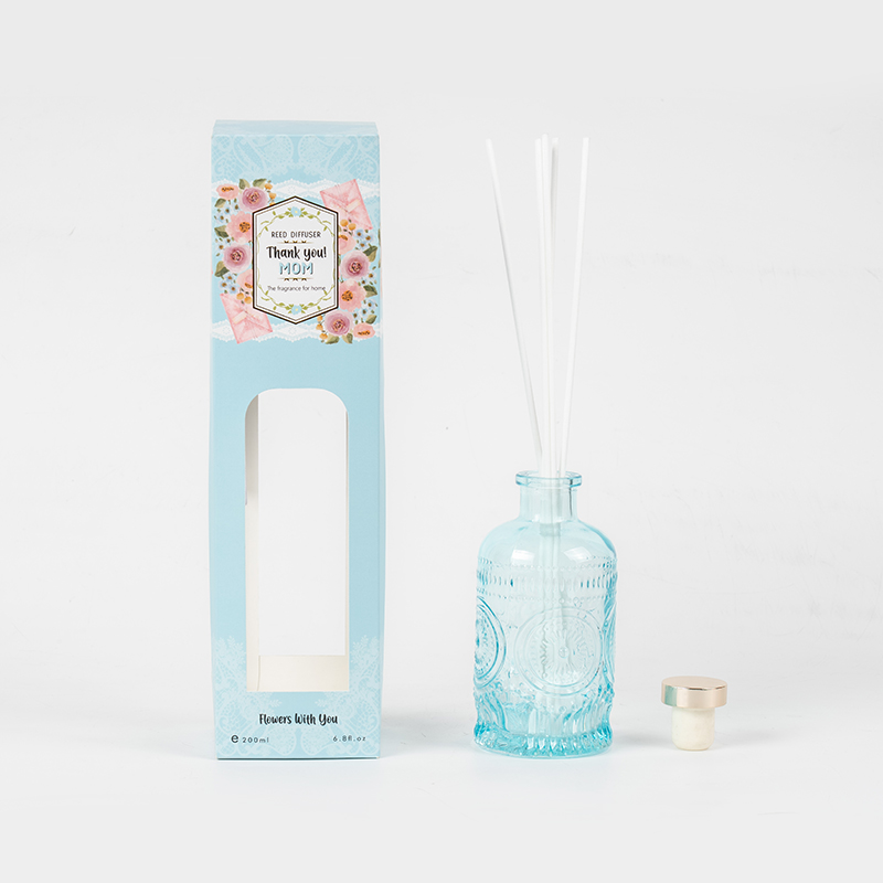 Mother'day stylish glass bottle reed diffuser -home fragrance manufacturer Mother'day stylish glass bottle reed diffuser -home fragrance manufacturer