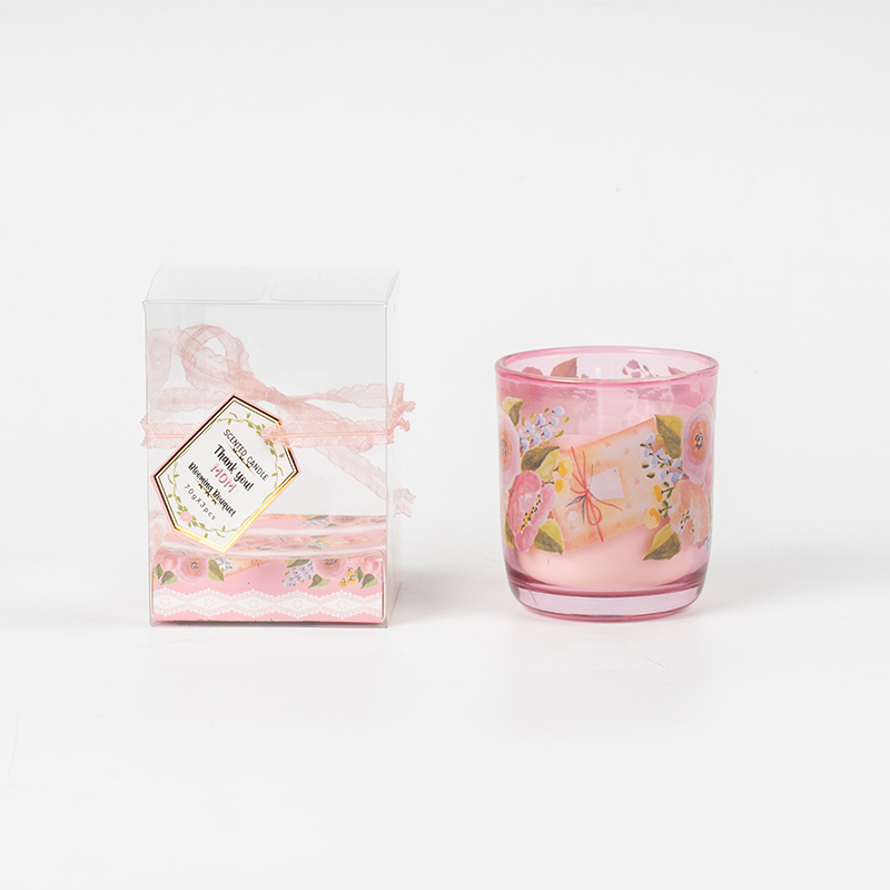 Mother'day round glass cup scented candles-Eco soy candle manufacturer Mother'day round glass cup scented candles-Eco soy candle manufacturer