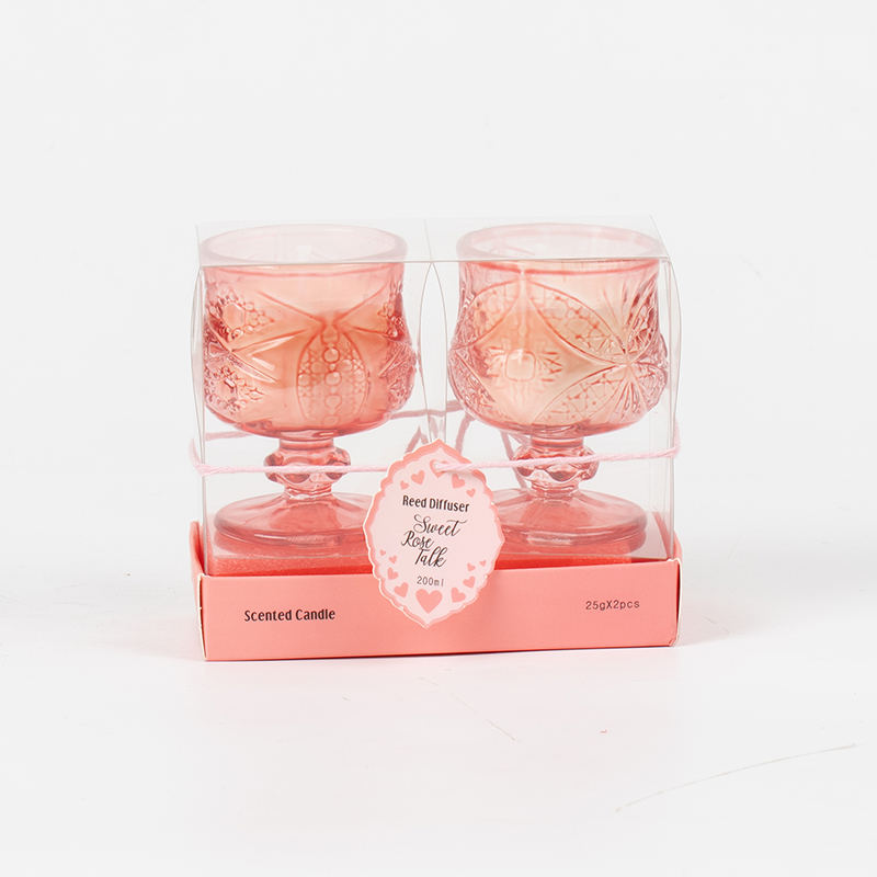 Valentine classic stylsh cup scented candle 2PCS set-ogranic eco soy wax candle set manufacturer Valentine classic stylsh cup scented candle 2PCS set-ogranic eco soy wax candle set manufacturer