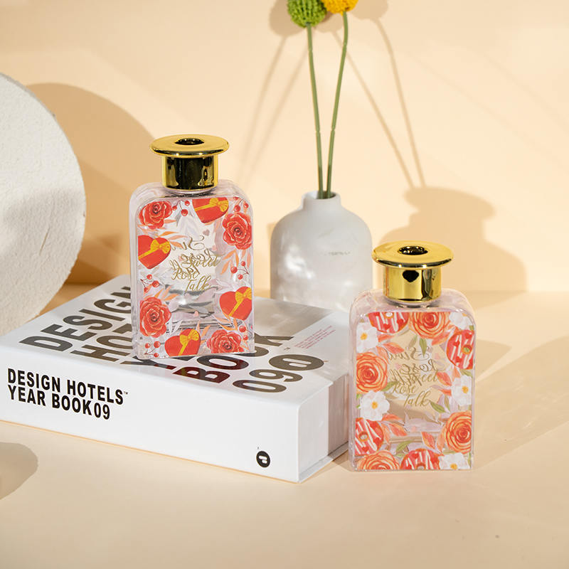 Valentine high square glass bottle reed diffuser-premium oil valentine collection Valentine high square glass bottle reed diffuser-premium oil valentine collection
