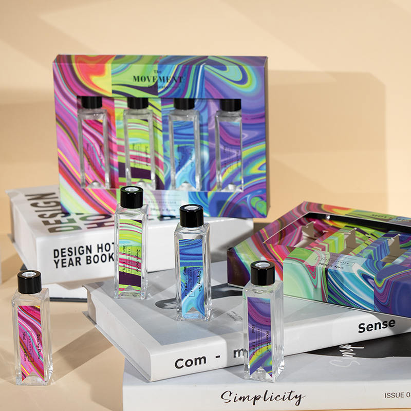 Little high heel square botle reed diffuser 4PCS set-aroma diffuser oil manufacturer Little high heel square botle reed diffuser 4PCS set-aroma diffuser oil manufacturer