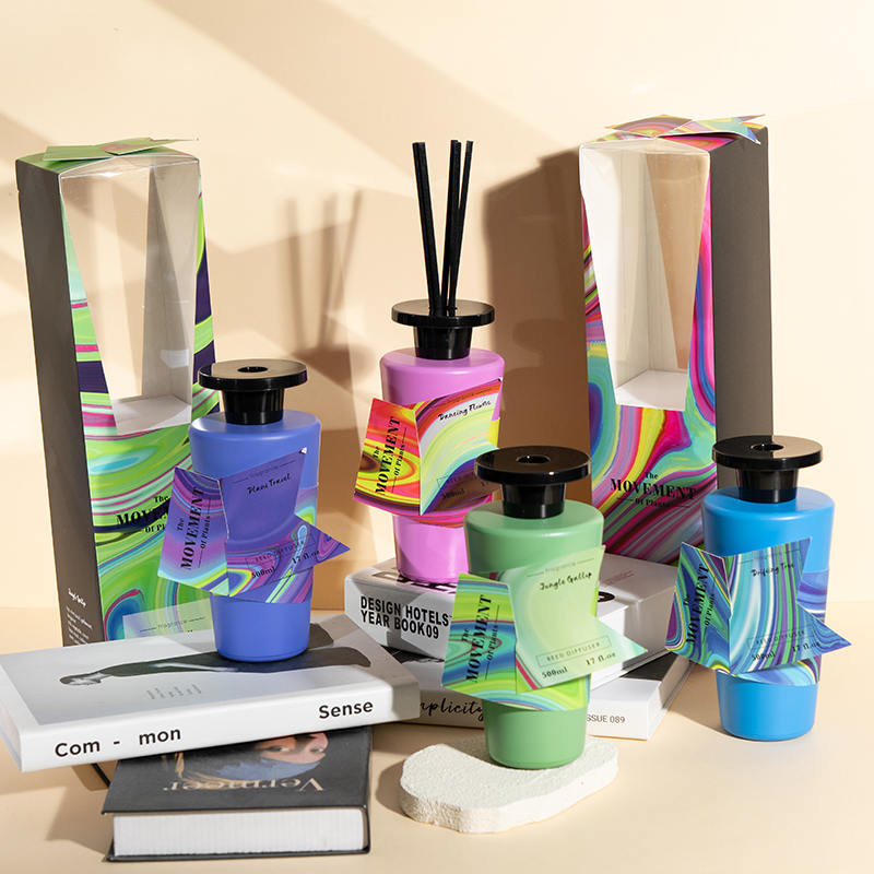 Cone clear glass round perfume bottle reed diffuser-home diffuser manufacture Cone clear glass round perfume bottle reed diffuser-home diffuser manufacture