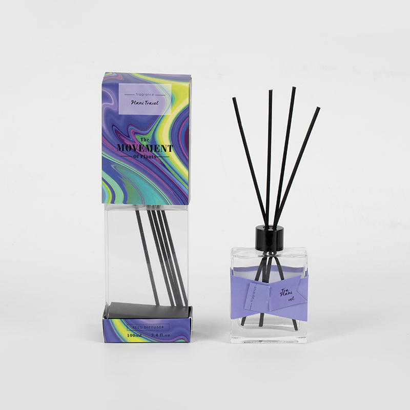 Square transparent transparent volatile bottle reed diffuser Square transparent transparent volatile bottle reed diffuser