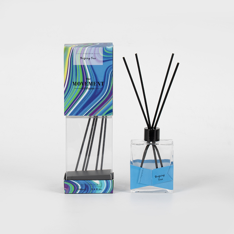 Square transparent transparent volatile bottle reed diffuser Square transparent transparent volatile bottle reed diffuser