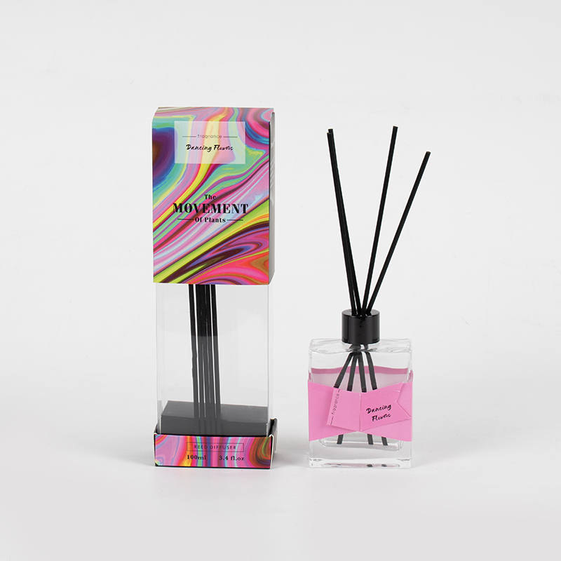 Square transparent transparent volatile bottle reed diffuser Square transparent transparent volatile bottle reed diffuser