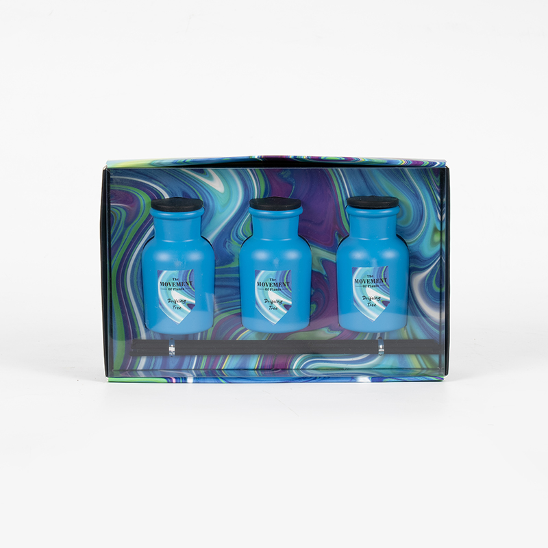 Small round bottle scented reed diffuser 3PCS set-home aroma set manufacturer Small round bottle scented reed diffuser 3PCS set-home aroma set manufacturer