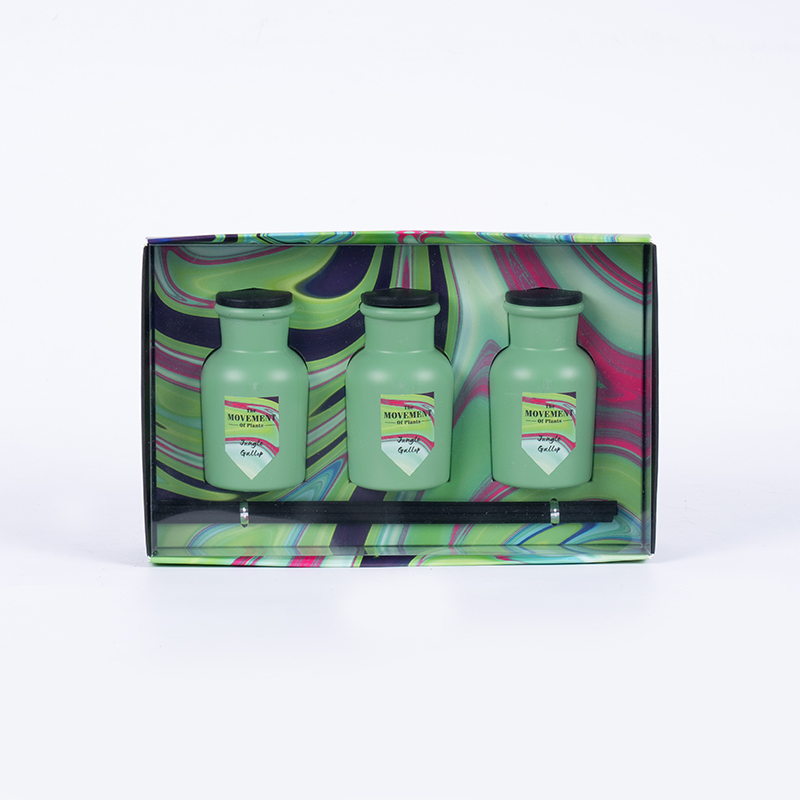 Small round bottle scented reed diffuser 3PCS set-home aroma set manufacturer Small round bottle scented reed diffuser 3PCS set-home aroma set manufacturer