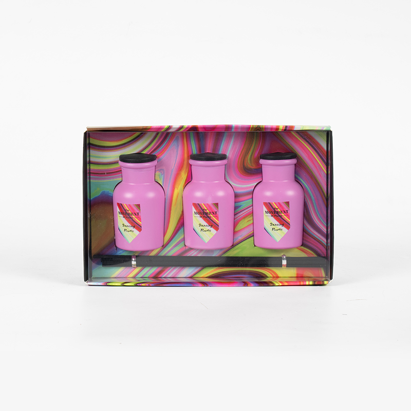 Small round bottle scented reed diffuser 3PCS set-home aroma set manufacturer Small round bottle scented reed diffuser 3PCS set-home aroma set manufacturer